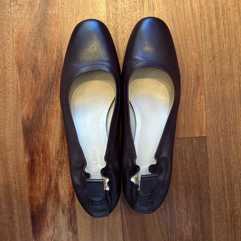 Beautiful Size 10 Everlane Day Heels in Maroon